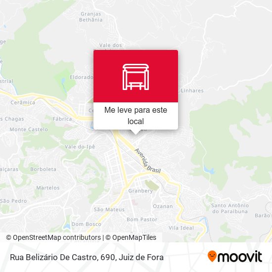 Rua Belizário De Castro, 690 mapa