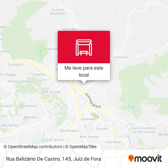 Rua Belizário De Castro, 145 mapa