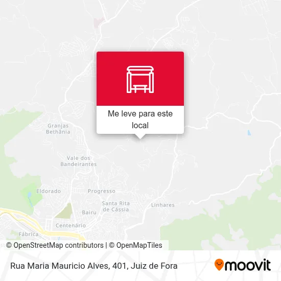 Rua Maria Mauricio Alves, 401 mapa