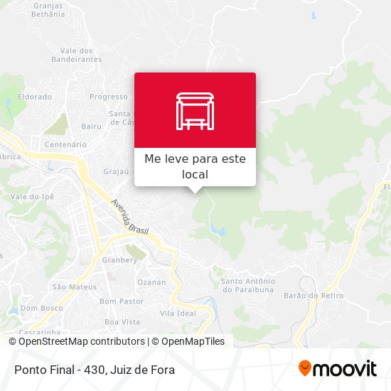 Ponto Final - 430 mapa