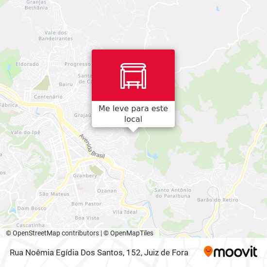 Rua Noêmia Egídia Dos Santos, 152 mapa