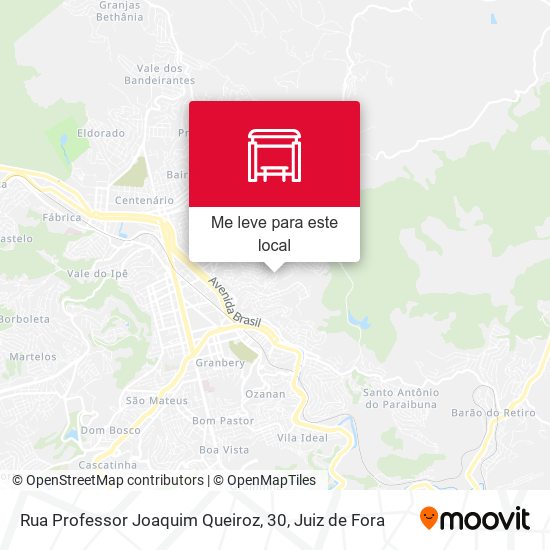 Rua Professor Joaquim Queiroz, 30 mapa