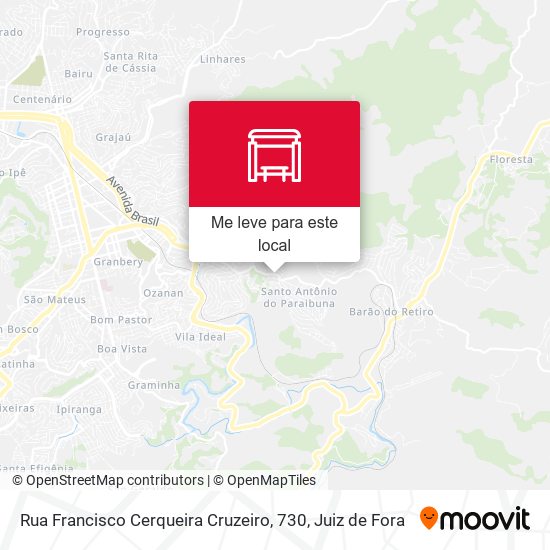 Rua Francisco Cerqueira Cruzeiro, 730 mapa