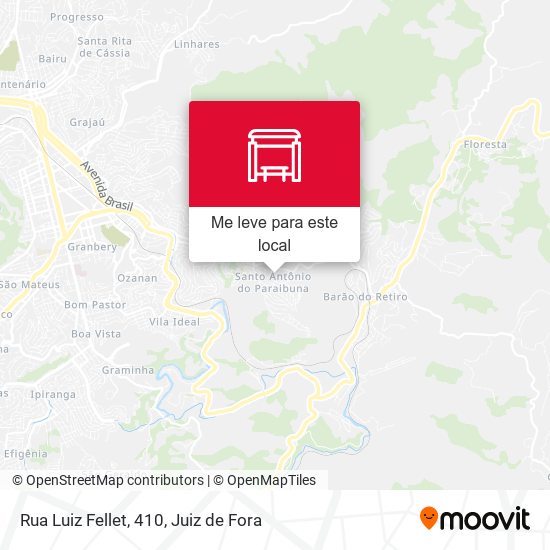 Rua Luiz Fellet, 410 mapa