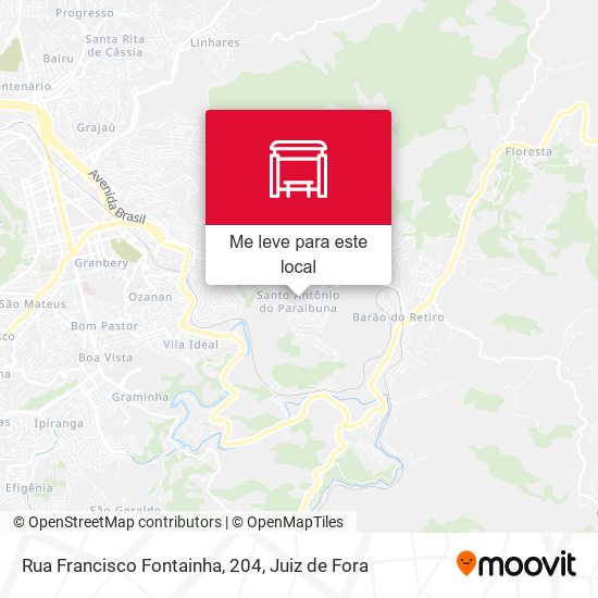 Rua Francisco Fontainha, 204 mapa