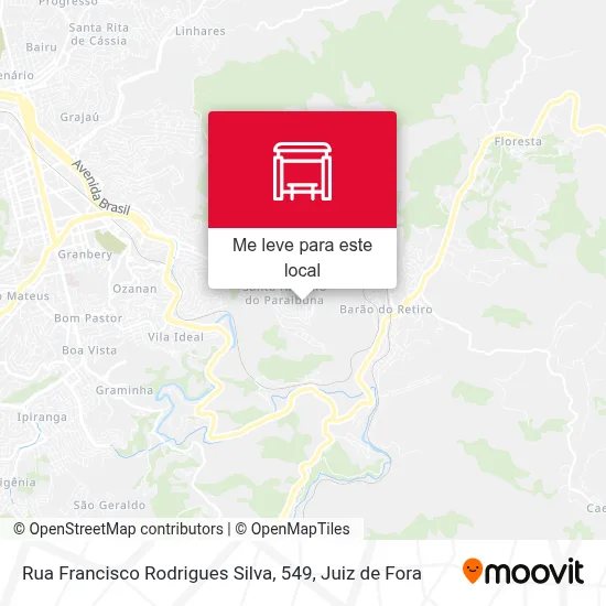 Rua Francisco Rodrigues Silva, 549 mapa