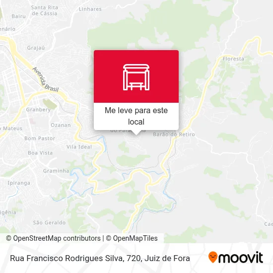 Rua Francisco Rodrigues Silva, 720 mapa