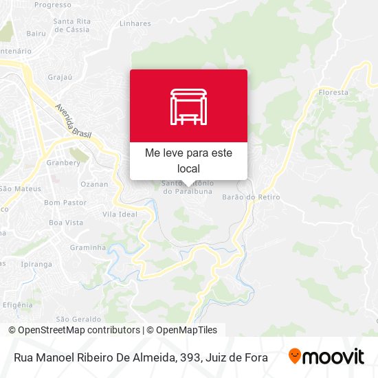 Rua Manoel Ribeiro De Almeida, 393 mapa