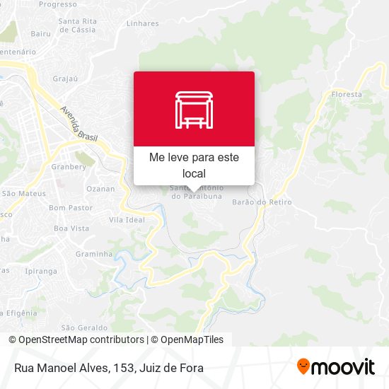 Rua Manoel Alves, 153 mapa