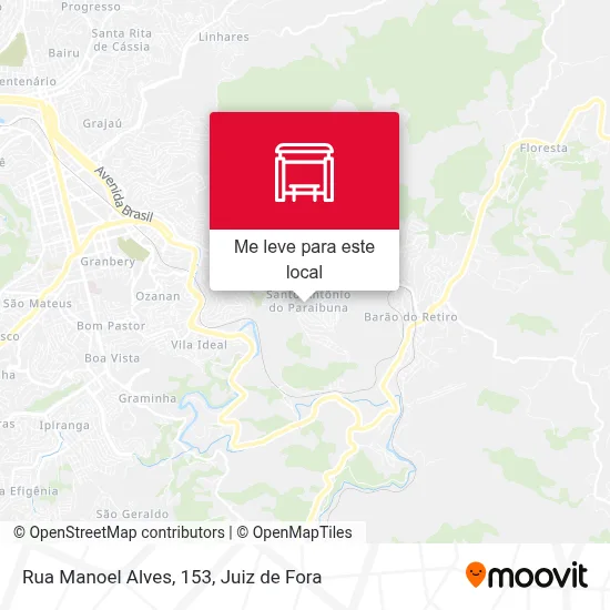 Rua Manoel Alves, 153 mapa