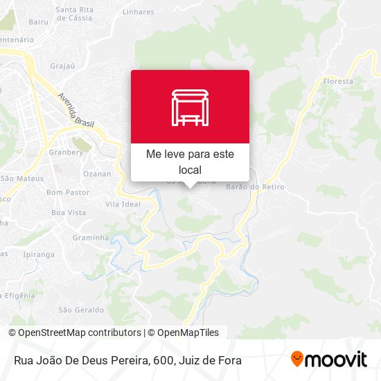 Rua João De Deus Pereira, 600 mapa