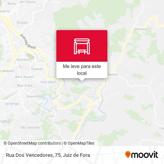 Rua Dos Vencedores, 75 mapa
