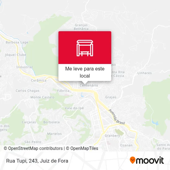 Rua Tupi, 243 mapa