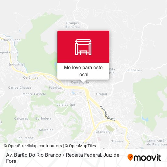 Av. Barão Do Rio Branco / Receita Federal mapa