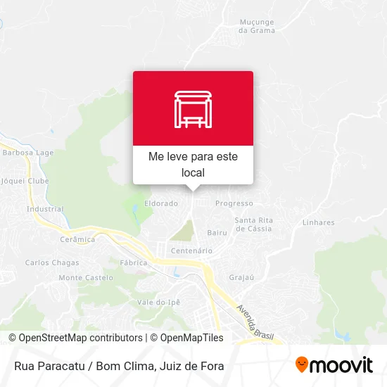 Rua Paracatu / Bom Clima mapa