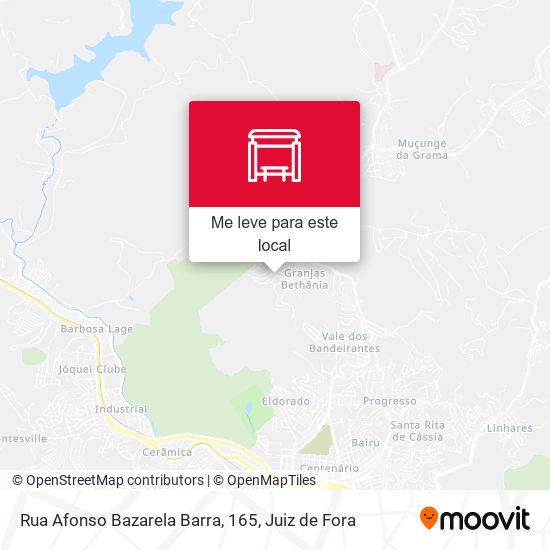 Rua Afonso Bazarela Barra, 165 mapa