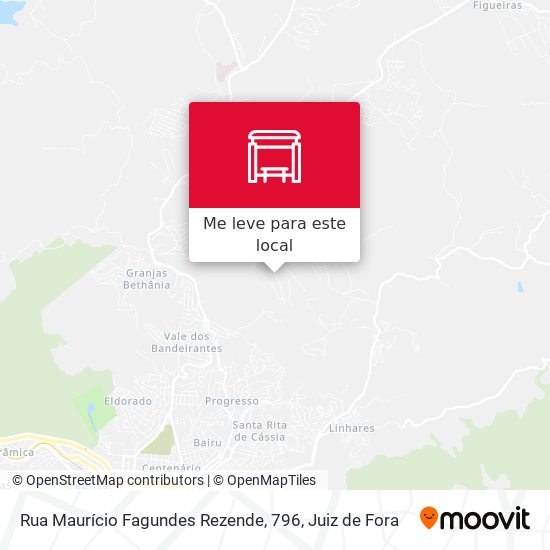 Rua Maurício Fagundes Rezende, 796 mapa