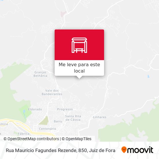 Rua Maurício Fagundes Rezende, 850 mapa