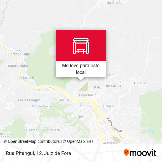 Rua Pitangui, 12 mapa