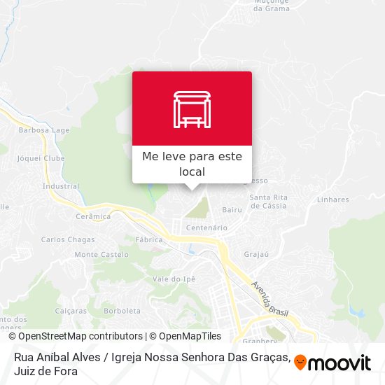 Rua Aníbal Alves / Igreja Nossa Senhora Das Graças mapa