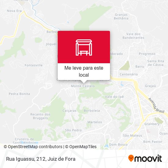 Rua Iguassu, 212 mapa