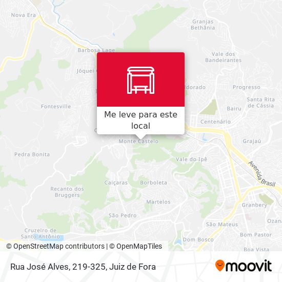 Rua José Alves, 219-325 mapa