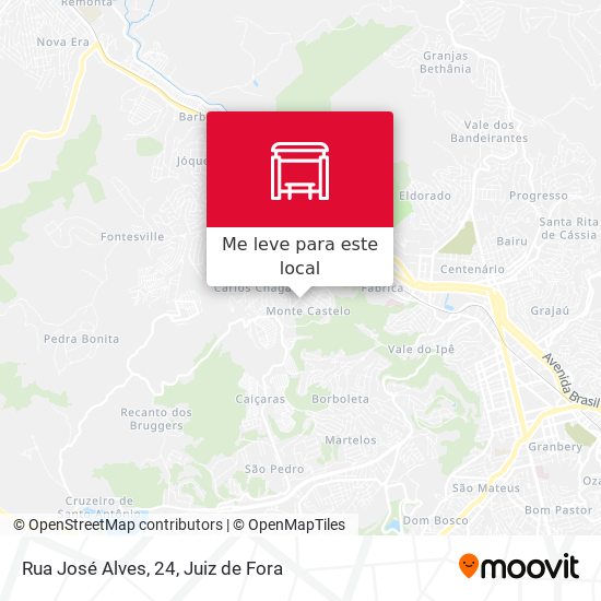 Rua José Alves, 24 mapa
