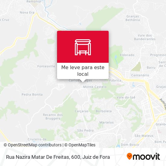 Rua Nazira Matar De Freitas, 600 mapa