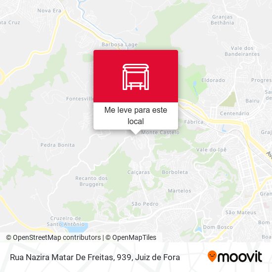 Rua Nazira Matar De Freitas, 939 mapa