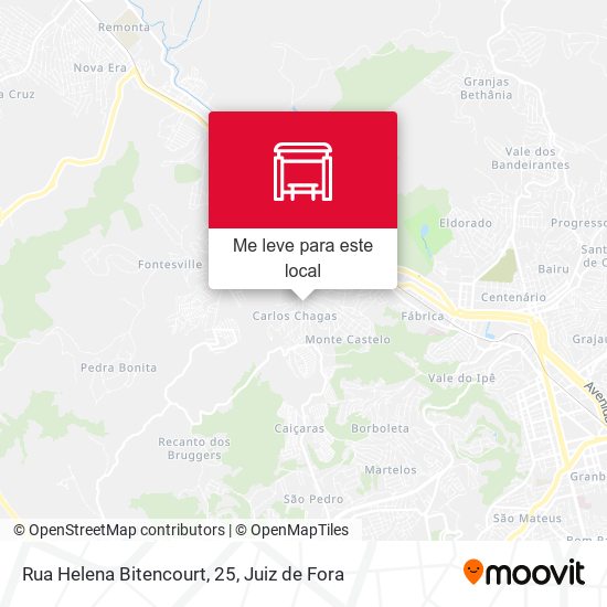 Rua Helena Bitencourt, 25 mapa
