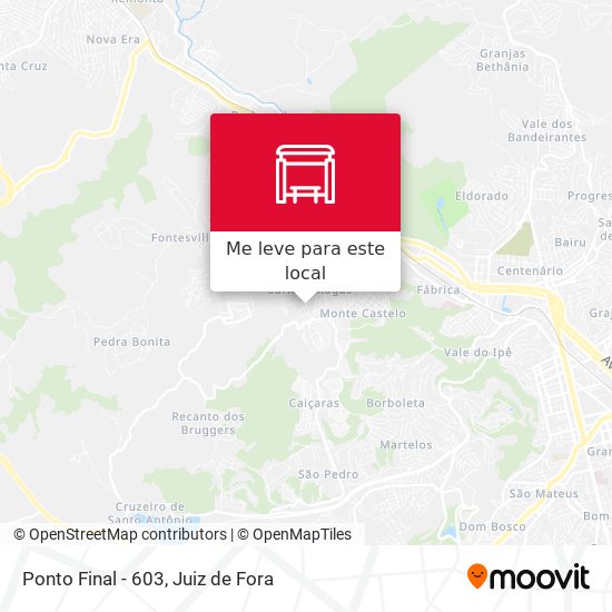 Ponto Final - 603 mapa