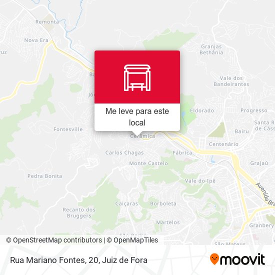 Rua Mariano Fontes, 20 mapa