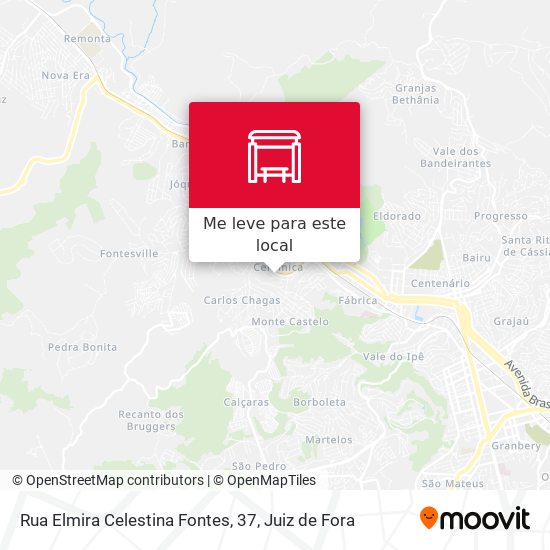 Rua Elmira Celestina Fontes, 37 mapa