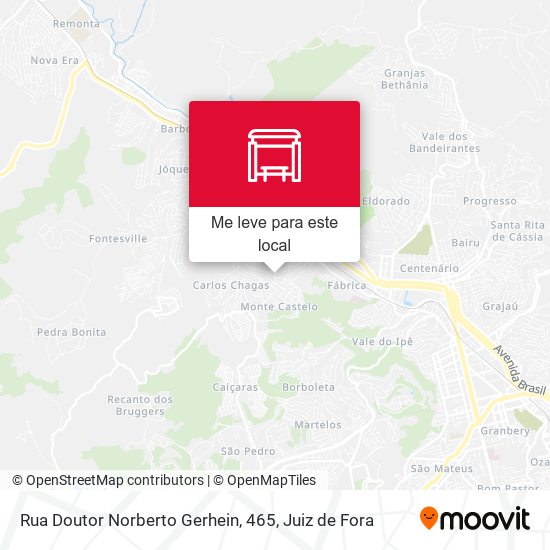 Rua Doutor Norberto Gerhein, 465 mapa