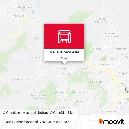Rua Sueny Sacconi, 788 mapa