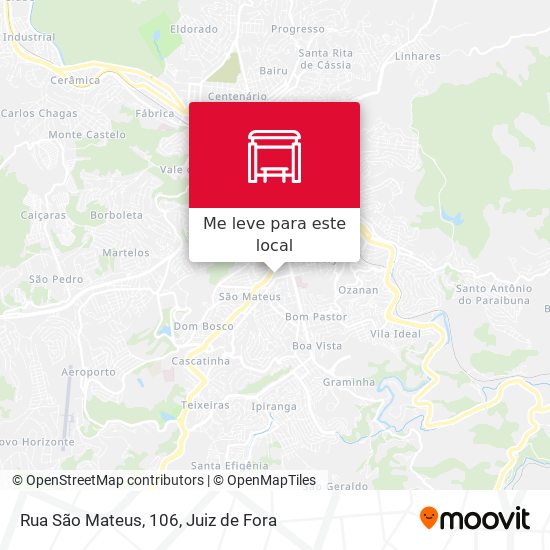 Rua São Mateus, 106 mapa