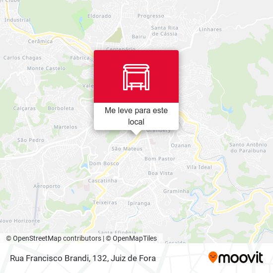 Rua Francisco Brandi, 132 mapa