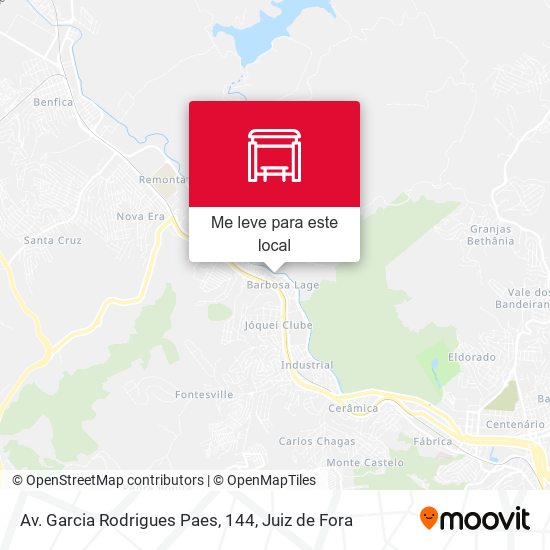 Av. Garcia Rodrigues Paes, 144 mapa