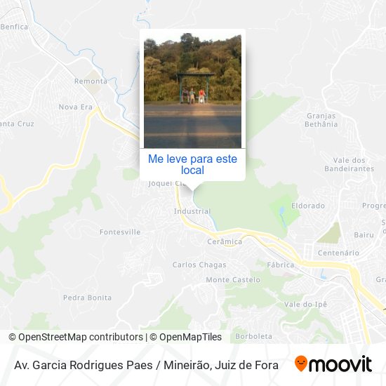 Av. Garcia Rodrigues Paes / Mineirão mapa
