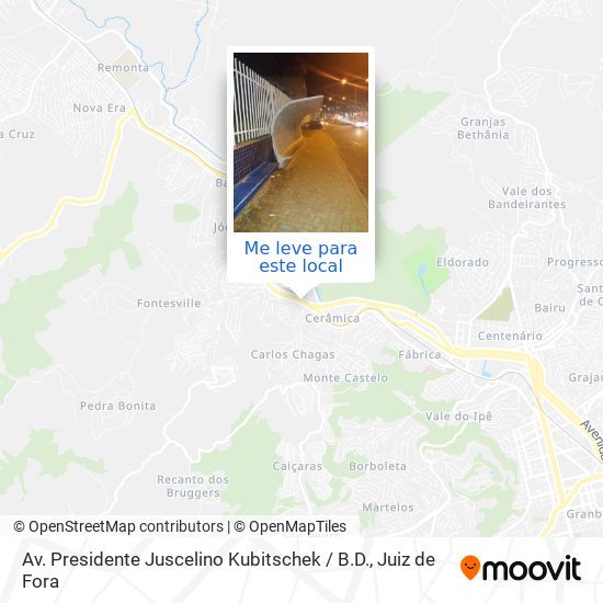 Av. Presidente Juscelino Kubitschek / B.D. mapa