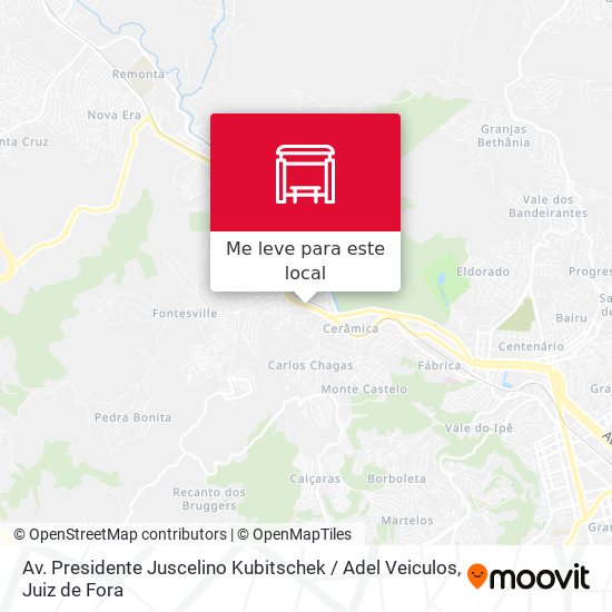 Av. Presidente Juscelino Kubitschek / Adel Veiculos mapa