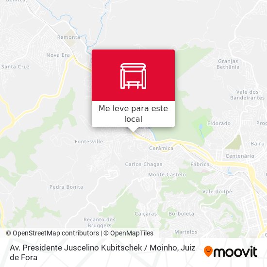 Av. Presidente Juscelino Kubitschek / Moinho mapa