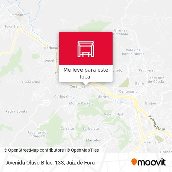 Avenida Olavo Bilac, 133 mapa