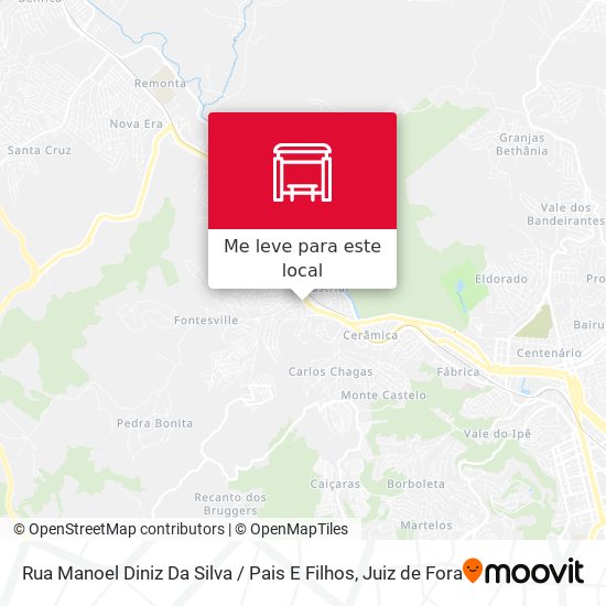 Rua Manoel Diniz Da Silva / Pais E Filhos mapa