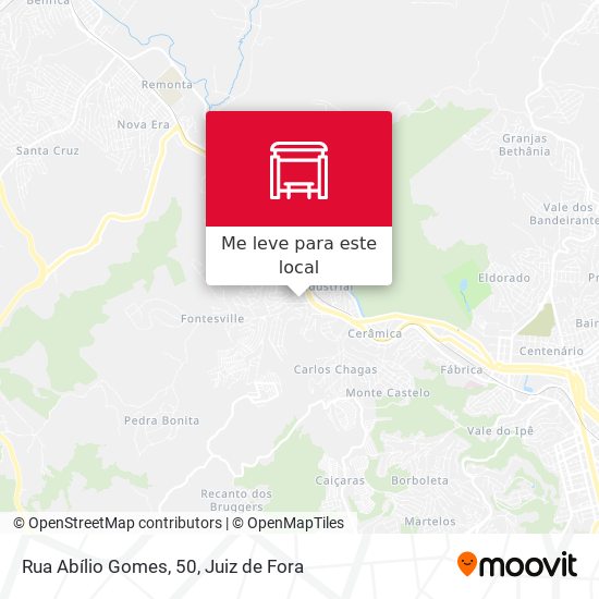 Rua Abílio Gomes, 50 mapa