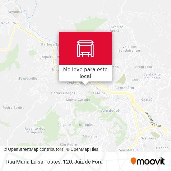 Rua Maria Luísa Tostes, 120 mapa