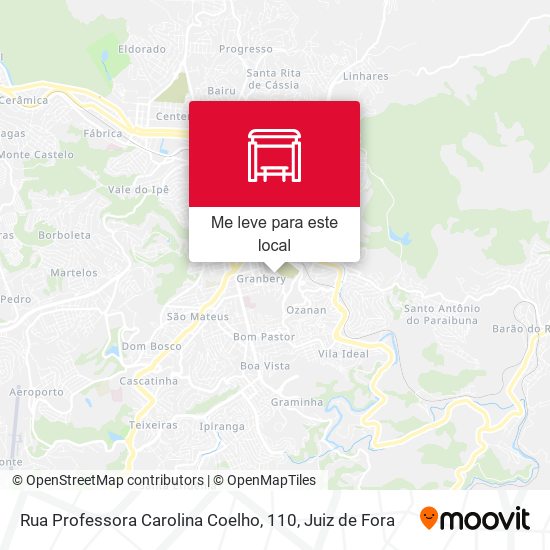 Rua Professora Carolina Coelho, 110 mapa