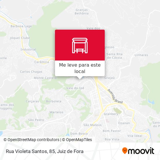 Rua Violeta Santos, 85 mapa