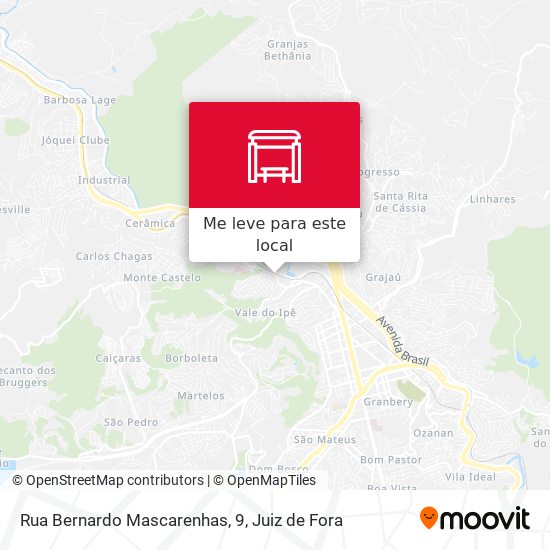 Rua Bernardo Mascarenhas, 9 mapa