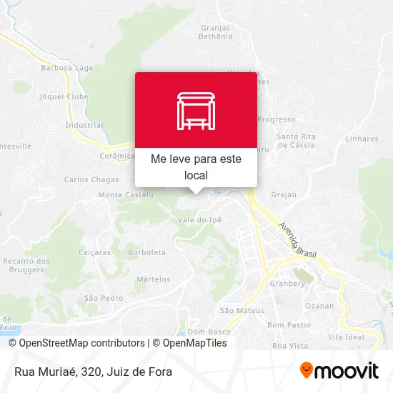 Rua Muriaé, 320 mapa